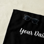 Custom Beach Towel with Name & Mantra | Watercolor ビーチタオル (インサイチュ)