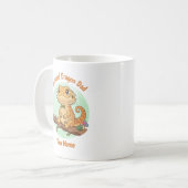 Custom Bearded Dragon Dad Mug コーヒーマグカップ (正面左)