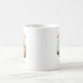 Custom Bearded Dragon Dad Mug コーヒーマグカップ (中央)
