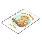 Custom Bearded Dragon Dad Notebook ノートブック (左側)