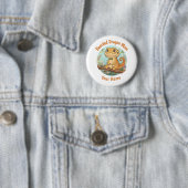 Custom Bearded Dragon Mom Button 缶バッジ (インサイチュ)