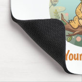 Custom Bearded Dragon Mom Mouse Pad マウスパッド (コーナー)