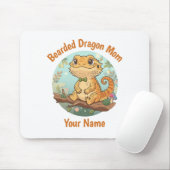 Custom Bearded Dragon Mom Mouse Pad マウスパッド (マウス)