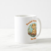 Custom Bearded Dragon Mom Mug コーヒーマグカップ (正面右)