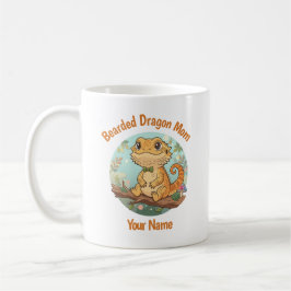 Custom Bearded Dragon Mom Mug コーヒーマグカップ