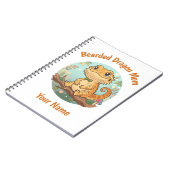 Custom Bearded Dragon Mom Notebook ノートブック (左側)