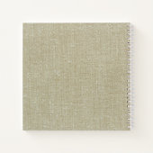 Custom beautiful texture white lace floral ノートブック (裏面)