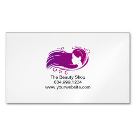 Custom Beauty Salon Magnetic Business Card マグネット名刺