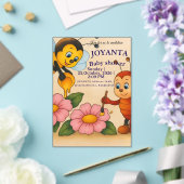 Custom bee baby shower  アクリル招待状 (インサイチュ (ウェディング))