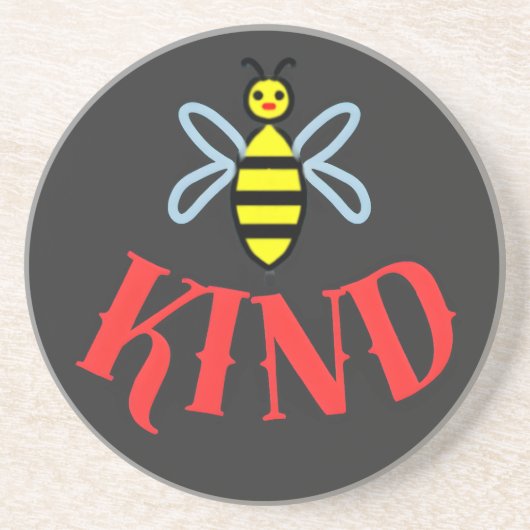 Custom Bee Kind Personalized Gift  コースター (正面)