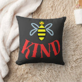 Custom Bee Kind Personalized Gift T-Shirt クッション (ブランケット)