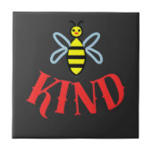 Custom Bee Kind Personalized Gift T-Shirt タイル (正面)