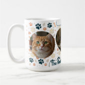 Custom Best Cat Mom Ever Coffee Mug – Personalized コーヒーマグカップ (左)