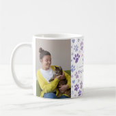 Custom Best Cat Mom Photo Mug  コーヒーマグカップ (左)