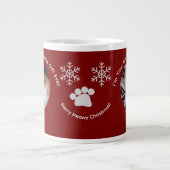 Custom Best Christmas Gift Cat Photo Specialty Mug ジャンボコーヒーマグカップ (正面)