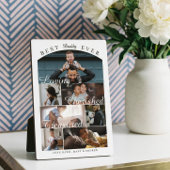 Custom Best Dad Ever Family Photo Collage Keepsake フォトプラーク