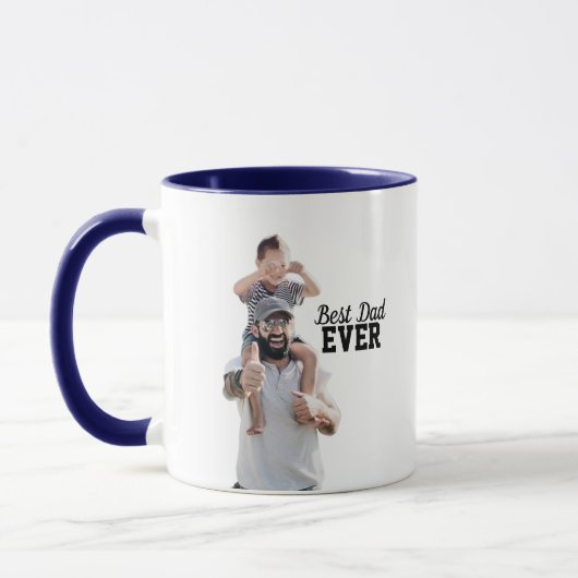Custom Best Dad Ever Probably Gift マグカップ (左)