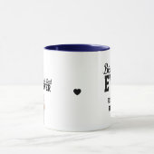 Custom Best Dad Ever Probably Gift マグカップ (中央)