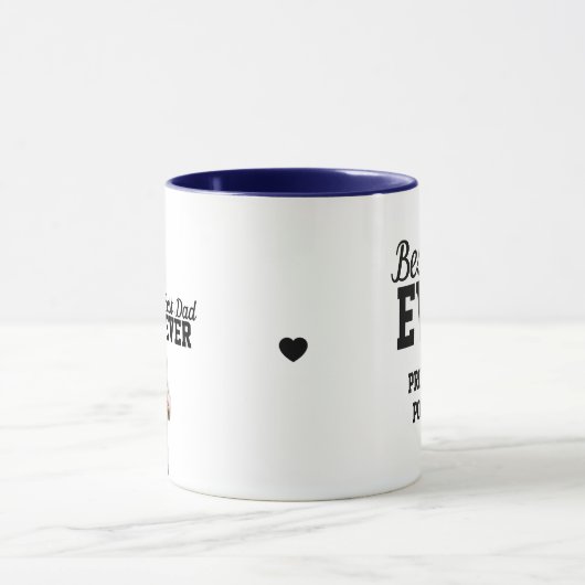 Custom Best Dad Ever Probably Gift マグカップ (中央)