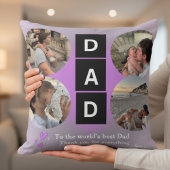 Custom "Best Dad" Photo Collage Personalized Gift  クッション