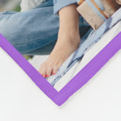 Custom Best Friend Photo Throw Keepsake Gift フリースブランケット (角)