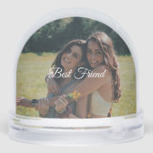 Custom “Best Friend” Snow Globe – Your Own Photo (裏面)
