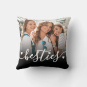 Custom Best Friends Photo Keepsake クッション (裏面)