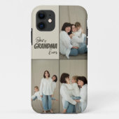 Custom Best Grandma Ever Photos iPhone Case Case-Mate iPhoneケース (裏面)