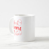 Custom Best Mom Ever Mug - Mother's Day Gift コーヒーマグカップ (正面左)
