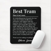 Custom Best Team Definition Employee Appreciation マウスパッド (マウス)