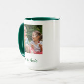Custom Bestie Name Photo Mug マグカップ (正面左)