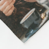 Custom "Besties" Photo Collage  フリースブランケット (角)