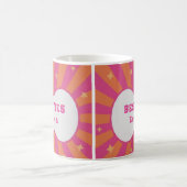 Custom "Besties" Sunburst Personalized Pillow – Em コーヒーマグカップ (中央)