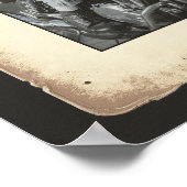 Custom Biker Wall Art, Biker Gift Ace of Spades ポスター (角)