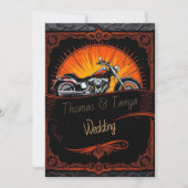 Custom Biker Wedding Invitation 招待状 (正面)