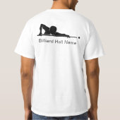 Custom Billiards Pool League Team Gear Tシャツ (裏面)