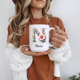 Custom Birth Month Flower Mug for Student or Moms コーヒーマグカップ