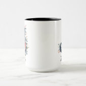 Custom Birth Month Wildflower Mug for Mom & Friend マグカップ (中央)