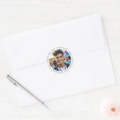 Custom Birthday Boy Photo Envelope Seal Sticker  ラウンドシール (封筒)