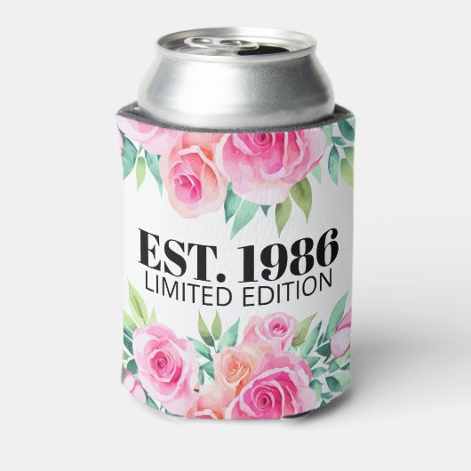 Custom Birthday Cooler 缶クーラー (缶裏面)