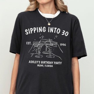 Custom  Birthday Crew Birthday Trip Group Matching Tシャツ