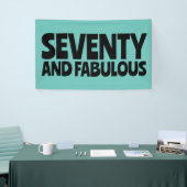 CUSTOM BIRTHDAY FABULOUS PARTY BANNER 横断幕 (トレードショー)