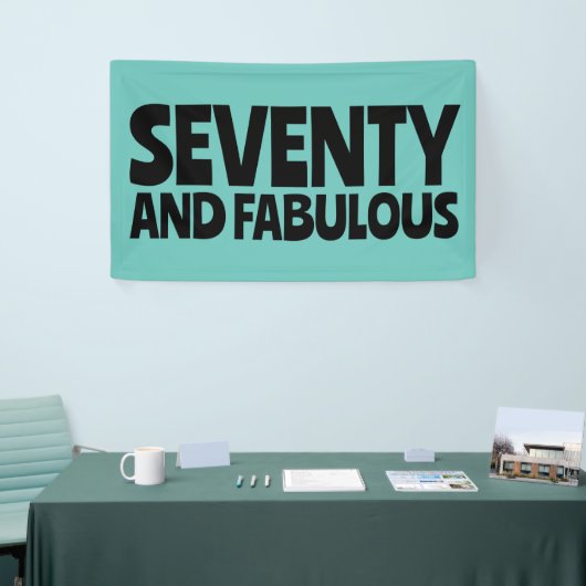 CUSTOM BIRTHDAY FABULOUS PARTY BANNER 横断幕 (トレードショー)