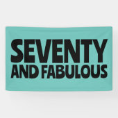 CUSTOM BIRTHDAY FABULOUS PARTY BANNER 横断幕 (横)