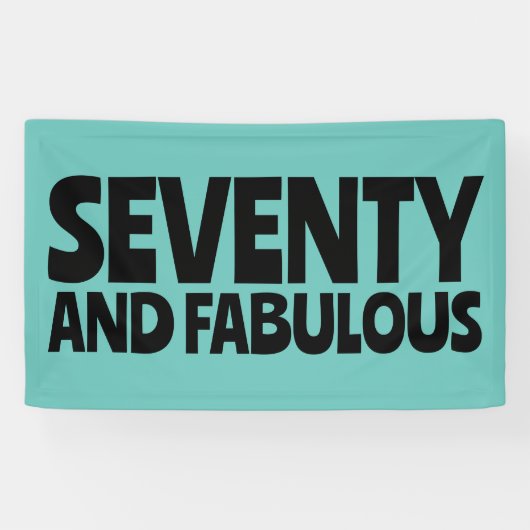 CUSTOM BIRTHDAY FABULOUS PARTY BANNER 横断幕 (横)