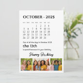 Custom Birthday Greeting Card カード (スタンド正面)