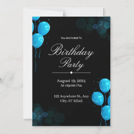 Custom Birthday Invitation Card マグネット招待状