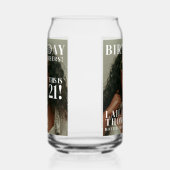 Custom Birthday Party Magazine Cover Cheers ガラス缶 (左)