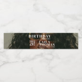 Custom Birthday Party Magazine Cover Cheers ペットボトルラベル (シングルラベル)