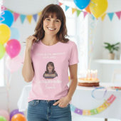 Custom Birthday Photo Shirt – Personalized Face Tシャツ